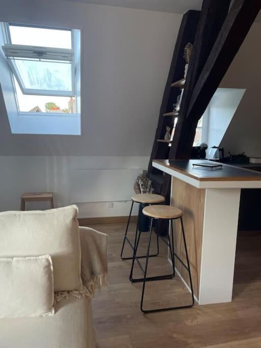 Апартаменты Duplex Bord De L'Eure - Parking Inclus - Jolie Vue Sur La Cathedrale Шартр Экстерьер фото